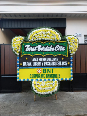 Papan Bunga Duka di Medan Marelan