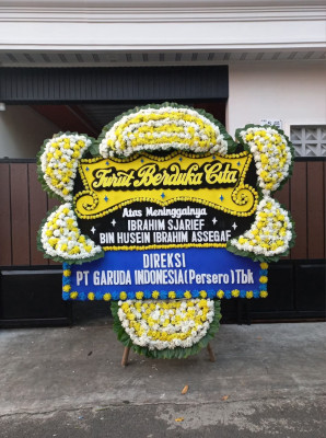 Papan Bunga Duka di Medan Marelan