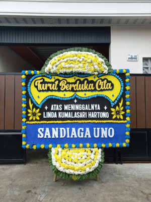 Papan Bunga Duka di Medan Marelan
