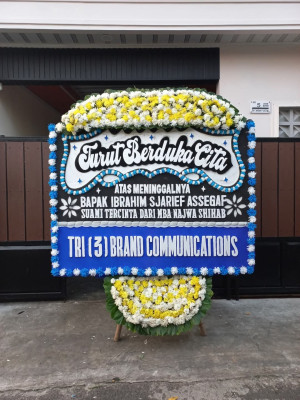 Papan Bunga Duka di Medan Marelan